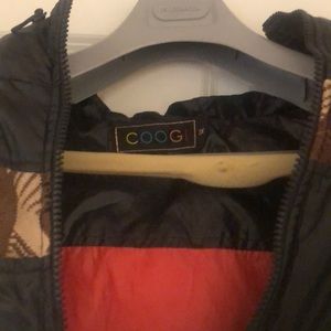Coogi  bubble goose size2x orange and black